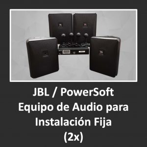 JBL Control 25-1 Powersoft Mezzo 322AD